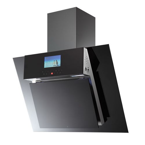 Black Painting Side-draft Range Hood